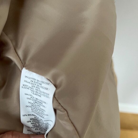 J Crew: Camel Blazer, Stretch Cotton, Size US 0P - Picture 7 of 7